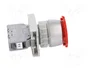 SPAMEL Interruptor de emergencia SP22 rojo 22mm NC