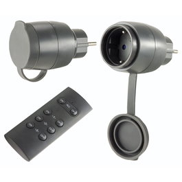 Rev Radio Switch Set 2 + 1 Mini Outdoor Negro