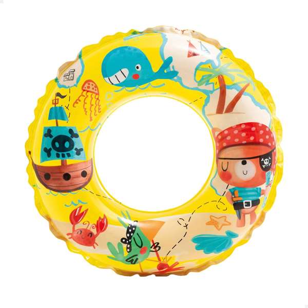 Intex Flotador Transparente 61 cm (6-10 Años) - 3 Modelos Surtidos