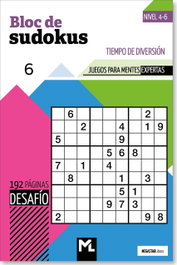 MEGASTAR EDITORIAL, Bloc de sudoku desafio 06