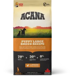Acana Canine Puppy Heritage Small Breed, Pienso para Cachorros de Raza Pequeña, Sin Cereales, Alimento Seco, 17 kg