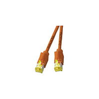 EFB Elektronik Cable de red RJ45 Cat.6a S/FTP LSZH 0,5m Naranja