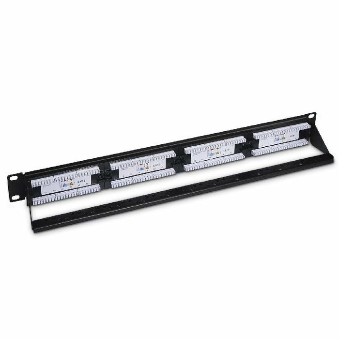 Aisens Patch Panel 24 Puertos RJ45 Cat.6 UTP 1U Negro Aisens Patch Panel 24 Puertos RJ45 Cat.6 UTP 1U Negro