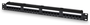 Aisens Patch Panel 24 Puertos RJ45 Cat.6 UTP 1U Negro