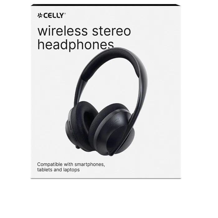 Celly ARCHBEATBK Auriculares Inalámbricos Bluetooth USB Tipo C para Llamadas, Música, Deporte y Uso Diario - Negro