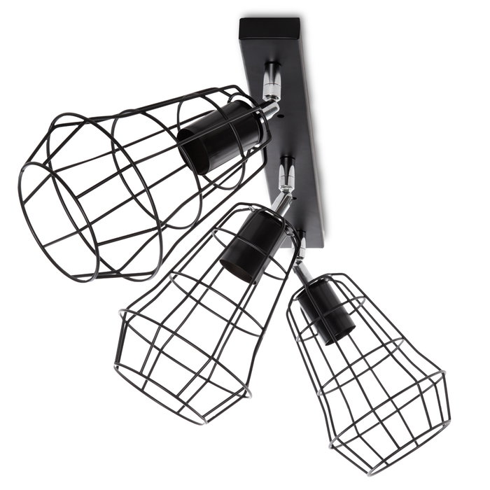 Foco de Techo Orientable Gabbia Tre LED GU10 Aluminio para Interiores y Escaparates HO-APL-GU10-018