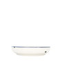 Summa Set de 6 Platos Hondos Coupe de Porcelana de 20 cm, Marfil y Azul