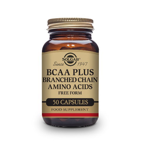 Solgar BCAA Plus 50 Cápsulas Vegetales
