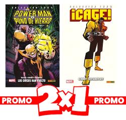 Panini España S.A. 2X1 Cage! de Genndy Tartakovsky y Power Man y Puño de Hierro 01. Los chicos han vuelto a la ciudad