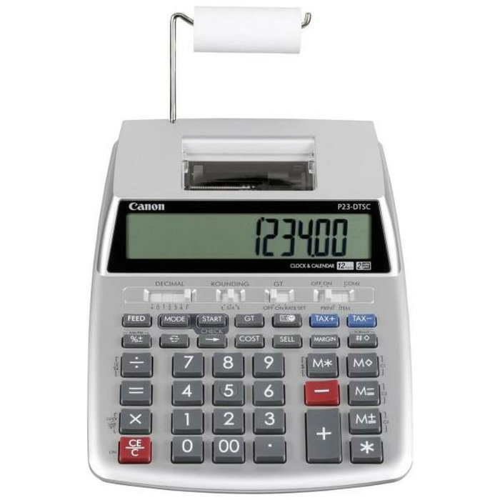 Canon P23-DTSC Calculadora de Impresión Plata