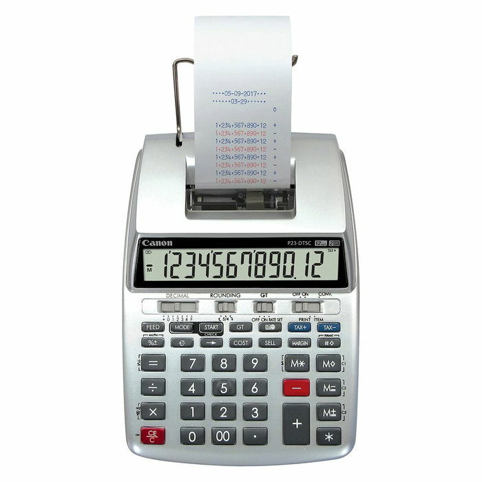 Canon P23-DTSC Calculadora de Impresión Plata