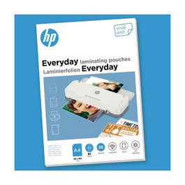 HP Láminas de plastificación Everyday A4 80 Micras (25 unidades)