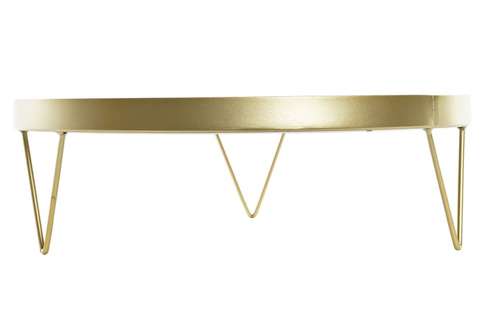 DKD Home Decor Bandeja MDF y Metal Natural Colección Árbol (Pack de 2) inevitablemente