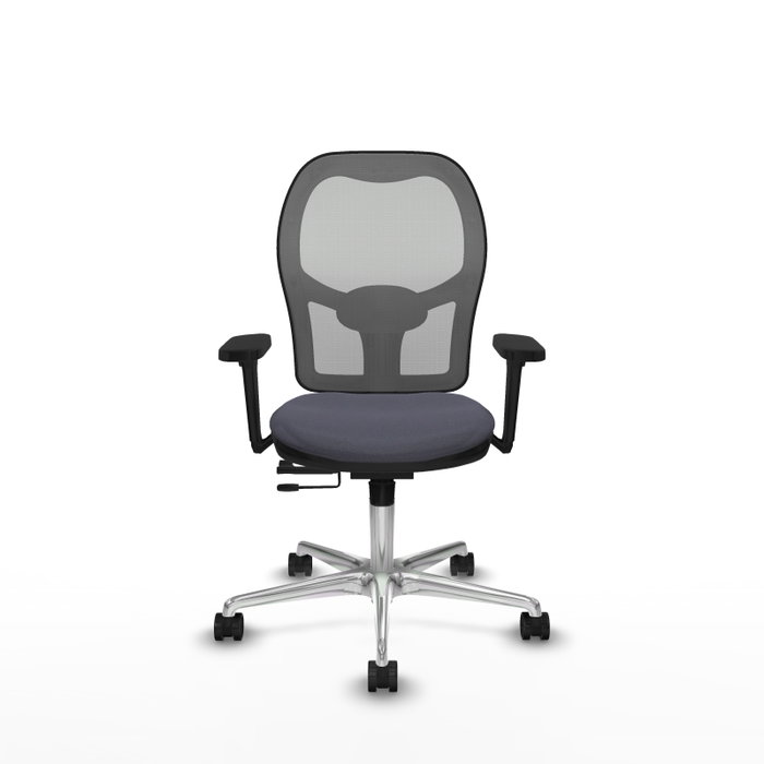 PIQUERAS Y CRESPO Silla de oficina Jorquera con mecanismo Sincro/Traslack, Gris