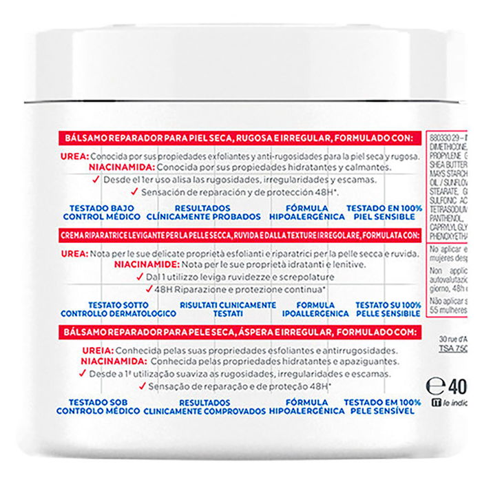 Mixa UREA CICA REPAIR+ Bálsamo Reparador Piel Seca y Rugosa 400 ml