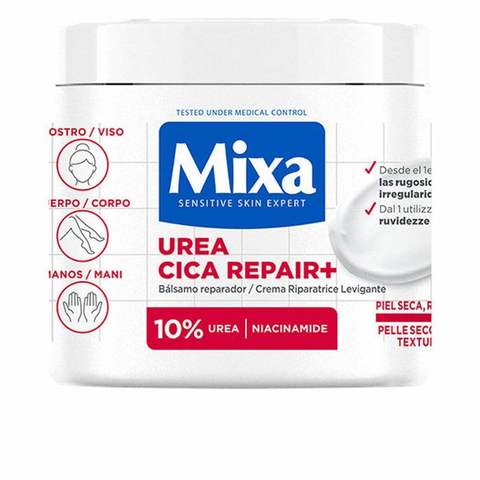 Mixa Urea Cica Repair+ Bálsamo Reparador Piel Seca y Rugosa 400 ml