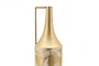 DKD Home Decor Jarron Tropical Dorado Crema Metal 21 x 81 x 21 cm