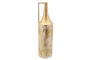 DKD Home Decor Jarron Tropical Dorado Crema Metal 21 x 81 x 21 cm