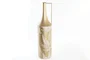 DKD Home Decor Jarron Tropical Dorado Crema Metal 21 x 81 x 21 cm