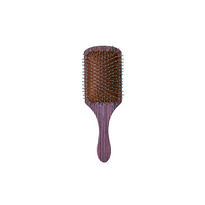 Bifull Cepillo de Raqueta Striped Wood Brown Bifull Cepillo de Raqueta Striped Wood Brown