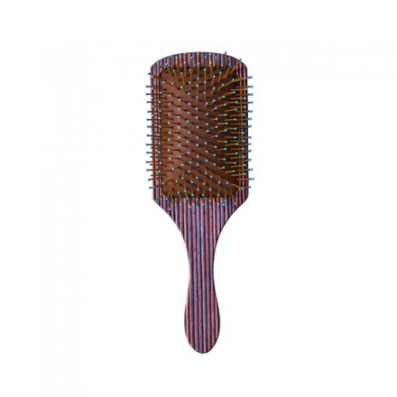 Bifull Cepillo Raqueta Striped Wood Brown Bifull Cepillo Raqueta Striped Wood Brown
