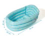 KioKids Bañera Hinchable Bebé Azul +0 Meses 30 x 52 x 78 cm