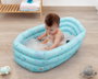KioKids Bañera Hinchable Bebé Azul +0 Meses 30 x 52 x 78 cm