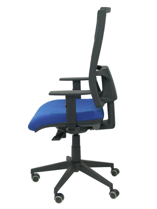 PIQUERAS Y CRESPO Silla Horna con Mecanismo Sincro, Asiento Azul y Malla Negra PIQUERAS Y CRESPO Silla Horna con Mecanismo Sincro, Asiento Azul y Malla Negra