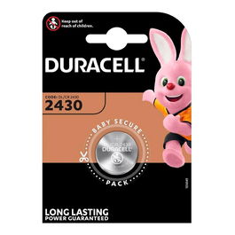 Duracell Pila Botón Litio CR2430 3V Ø24,5 x 3mm Blister 1 Unidad