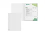 LEITZ Dosier Fastener PVC A4 con Tarjetero Blanco
