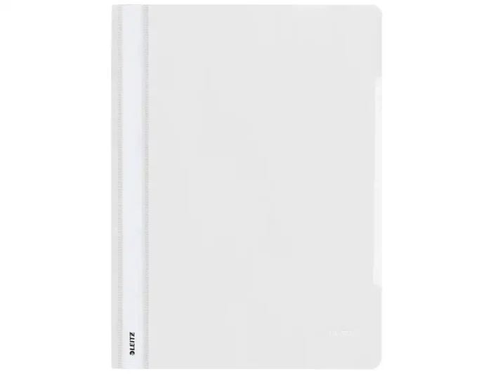 LEITZ Dosier Fastener PVC A4 con Tarjetero Blanco LEITZ Dosier Fastener PVC A4 con Tarjetero Blanco