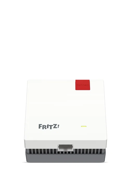 Fritz! Mesh Set 1600 3-Pack (Sistema de malla Wi-Fi 6, 3000 Mbps, Doble banda 2.4/5 GHz, Rojo/Blanco, Interno)