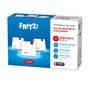 Fritz! Mesh Set 1600 3-Pack (Sistema de malla Wi-Fi 6, 3000 Mbps, Doble banda 2.4/5 GHz, Rojo/Blanco, Interno)