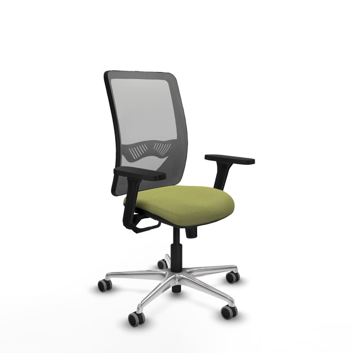 PIQUERAS Y CRESPO Silla de oficina Zulema con mecanismo Sincro, Verde oliva y Gris PIQUERAS Y CRESPO Silla de oficina Zulema con mecanismo Sincro, Verde oliva y Gris