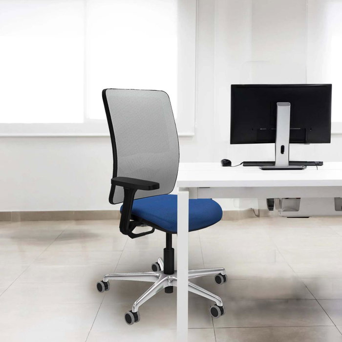 PIQUERAS Y CRESPO Silla de oficina Zulema con mecanismo Sincro, Verde oliva y Gris PIQUERAS Y CRESPO Silla de oficina Zulema con mecanismo Sincro, Verde oliva y Gris