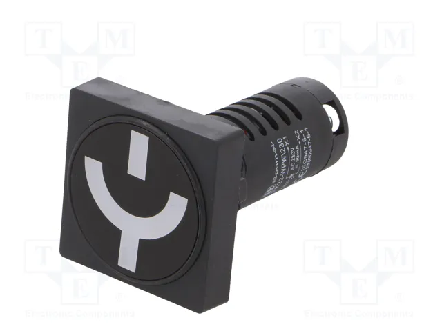 SPAMEL Indicador de posición de interruptor PK22 22mm 230VDC IP54 SPAMEL Indicador de posición de interruptor PK22 22mm 230VDC IP54