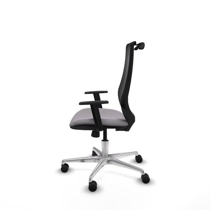 PIQUERAS Y CRESPO Silla de oficina Mardos con mecanismo Sincro, Gris y Negro PIQUERAS Y CRESPO Silla de oficina Mardos con mecanismo Sincro, Gris y Negro