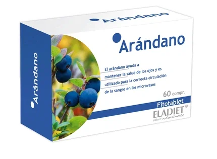 ELADIET Fitotablet Arándano (Mirtilo) 60 comprimidos ELADIET Fitotablet Arándano (Mirtilo) 60 comprimidos