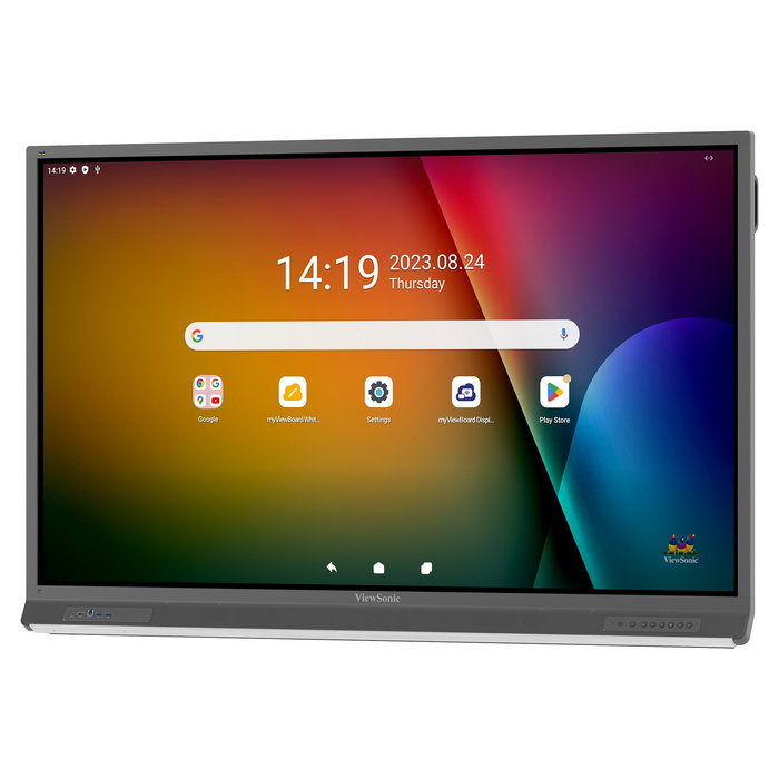 ViewSonic ViewBoard IFP6552-2F - Pantalla Táctil Digital Interactiva de 65 Pulgadas 4K UHD con Android 13, 40 Toques, 3840x2160, LCD, 178°, Negro ViewSonic ViewBoard IFP6552-2F - Pantalla Táctil Digital Interactiva de 65 Pulgadas 4K UHD con Android 13, 40 Toques, 3840x2160, LCD, 178°, Negro