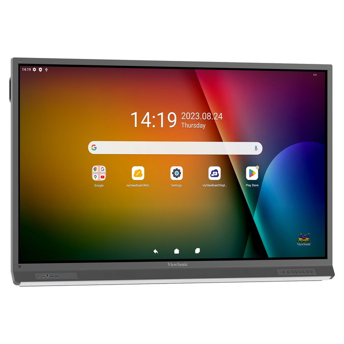 ViewSonic ViewBoard IFP6552-2F - Pantalla Táctil Digital Interactiva de 65 Pulgadas 4K UHD con Android 13, 40 Toques, 3840x2160, LCD, 178°, Negro ViewSonic ViewBoard IFP6552-2F - Pantalla Táctil Digital Interactiva de 65 Pulgadas 4K UHD con Android 13, 40 Toques, 3840x2160, LCD, 178°, Negro
