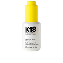 K18 Molecular Aceite de Reparación y Antiencrespamiento para Todo Tipo de Cabello, Fortalece y Define Rizos Afro, 30 ml