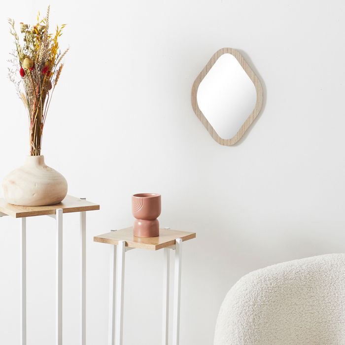 Home Deco Factory Espejo Madera Elio 25x34 cm Home Deco Factory Espejo Madera Elio 25x34 cm