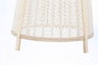 DKD Home Decor Lámpara de Techo Bambú y Lino Natural Crema