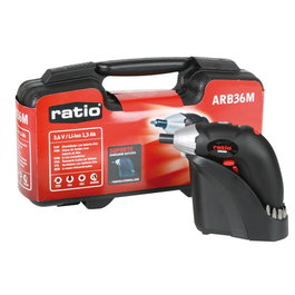 RATIO Atornillador Arb36M Litio 3,6V 1,3Ah Peso 290Gr Luz Integrada