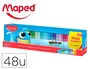 MAPED Rotuladores Color´Peps Ocean Estuche de 48 unidades
