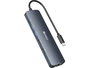 Sandberg Dock Display USB-C Dual 8K - Hub Multi-Monitor con HDMI, DisplayPort, RJ45, 2 x USB 3.0 y Carga USB-C PD 100W