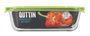 Quttin Fiambrera Rectangular con Tapa Verde (6 Unidades)