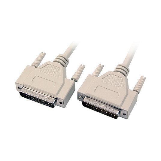 EFB Elektronik EK137.1 Cable de datos serie 1:1, 2x DSub 25 macho, 1,0m, beige EFB Elektronik EK137.1 Cable de datos serie 1:1, 2x DSub 25 macho, 1,0m, beige