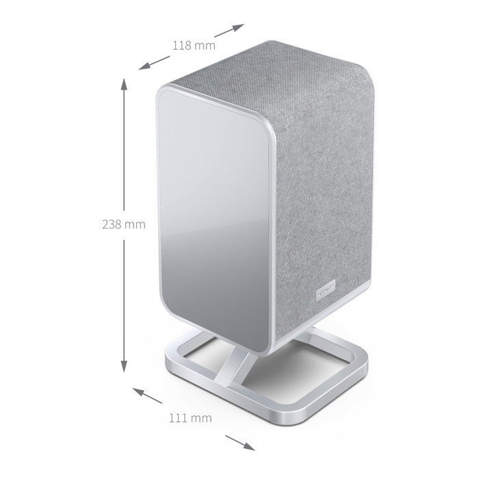 Sharp HT-SPR52021 Par de altavoces traseros inalámbricos plata Sharp HT-SPR52021 Par de altavoces traseros inalámbricos plata