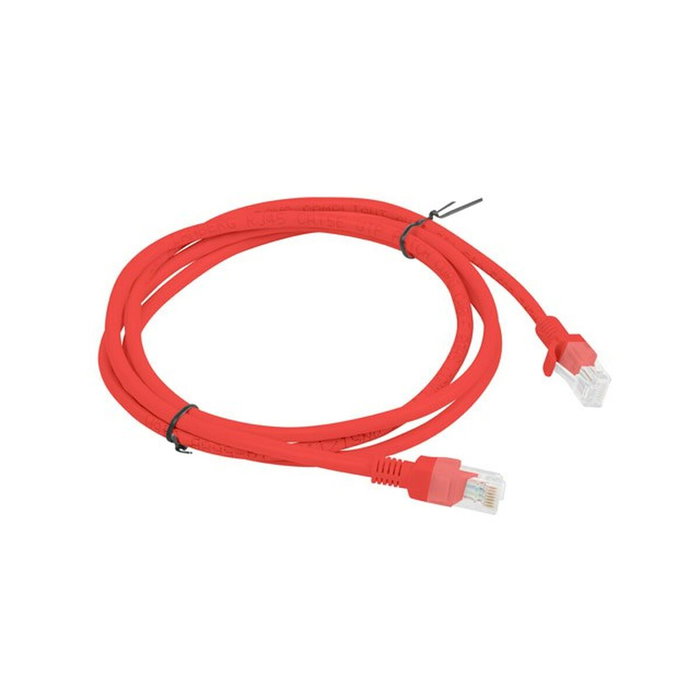 Lanberg Pack de 10 Patchcord Kat.5e UTP 1,5m Rojo Fluke Passed
